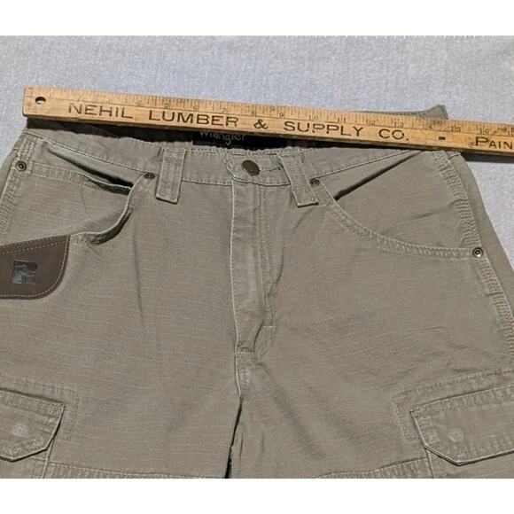 Wrangler RIGGS Workwear Ranger Pants 103W060BR Brown 31x34 Ripstop Cargo Utility - Picture 10 of 11